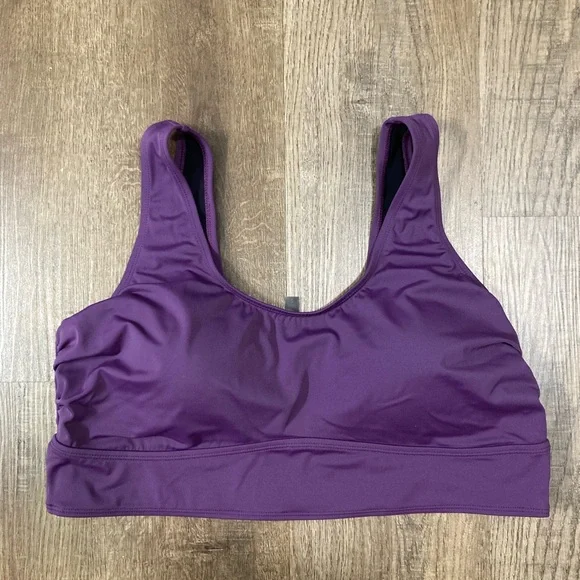 Torrid Swim Purple Bikini Wide Strap Swim Top Size 2 - Picture 1 of 7